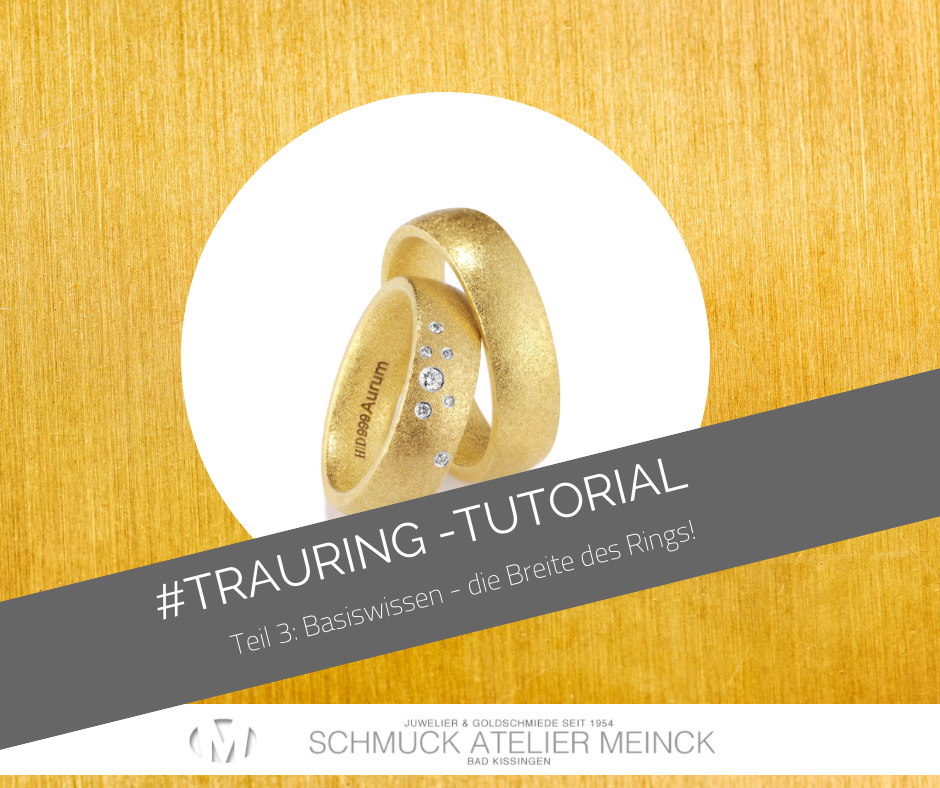 Read more about the article Das Trauring Tutorial! </br> Teil 3: Basiswissen – wie breit sollte ein Trauring sein?