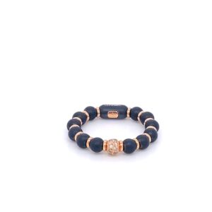 Ring Keramik mit braunen Brillanten