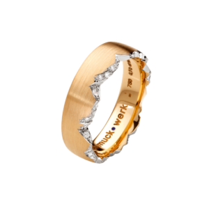 Schmuckwerk Ring Kollektion Alpen Rotgold mit Brillanten von Schmuck Atelier Meinck