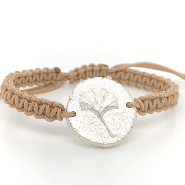 Armband Makramee "Gingko M"