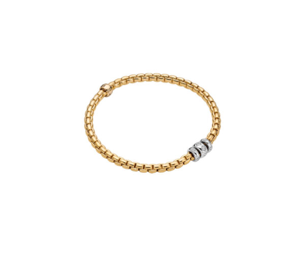 FOPE Armband EKA, Gelbgold mit Brillant von Schmuck Atelier Meinck