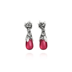 Giovanni Raspini Ohrringe Pfingstrose Silber Schmuck Atelier Meinck
