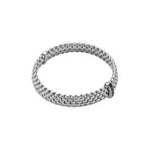 FOPE Armband Panorama, Weißgold mit schwarzen Brillanten von Schmuck Atelier Meinck