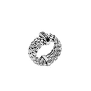 FOPE Ring, Weissgold mit schwarzen Diamanten von Schmuck Atelier Meinck