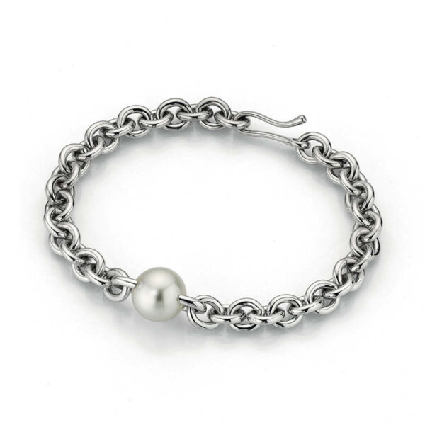Gellner Armband Bold Silber mit Südsee-Zuchtperle Schmuck Atelier Meinck