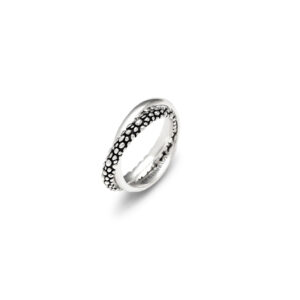 Giovanni Raspini Ring Perlage Double Silber Schmuck Atelier Meinck