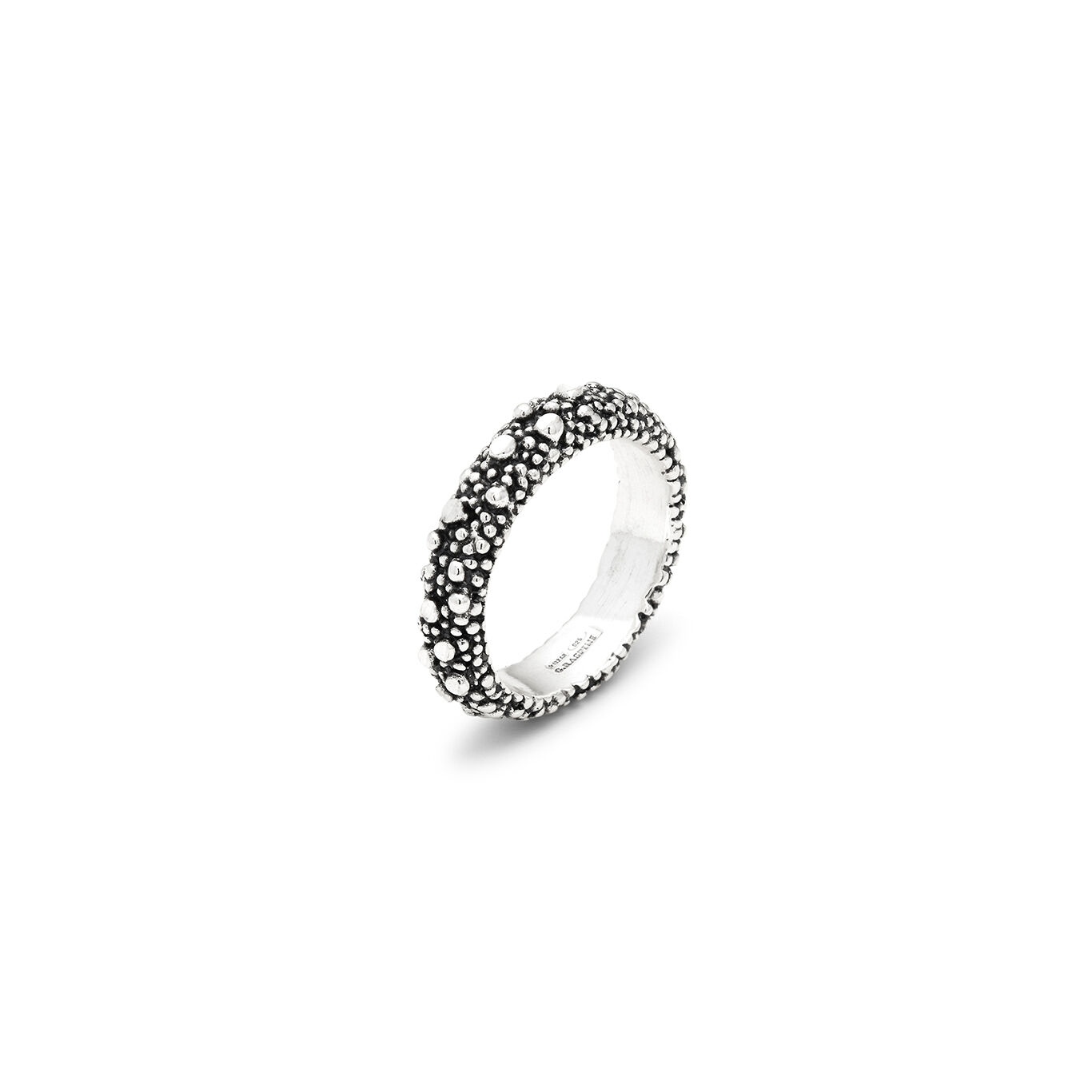 Giovanni Raspini Ring Perlage Silber Schmuck Atelier Meinck