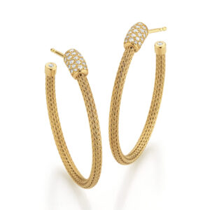 Jörg Heinz Creole Gelbgold mit Brillanten Schmuck Atelier Meinck