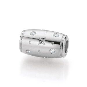 Jörg Heinz Wechselschließe, 750 Weißgold, Brillanten von Schmuck Atelier Meinck