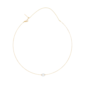 Flexibler Halsschmuck Flex Gold, 750 Geldgold, Perle von Schmuck Atelier Meinck