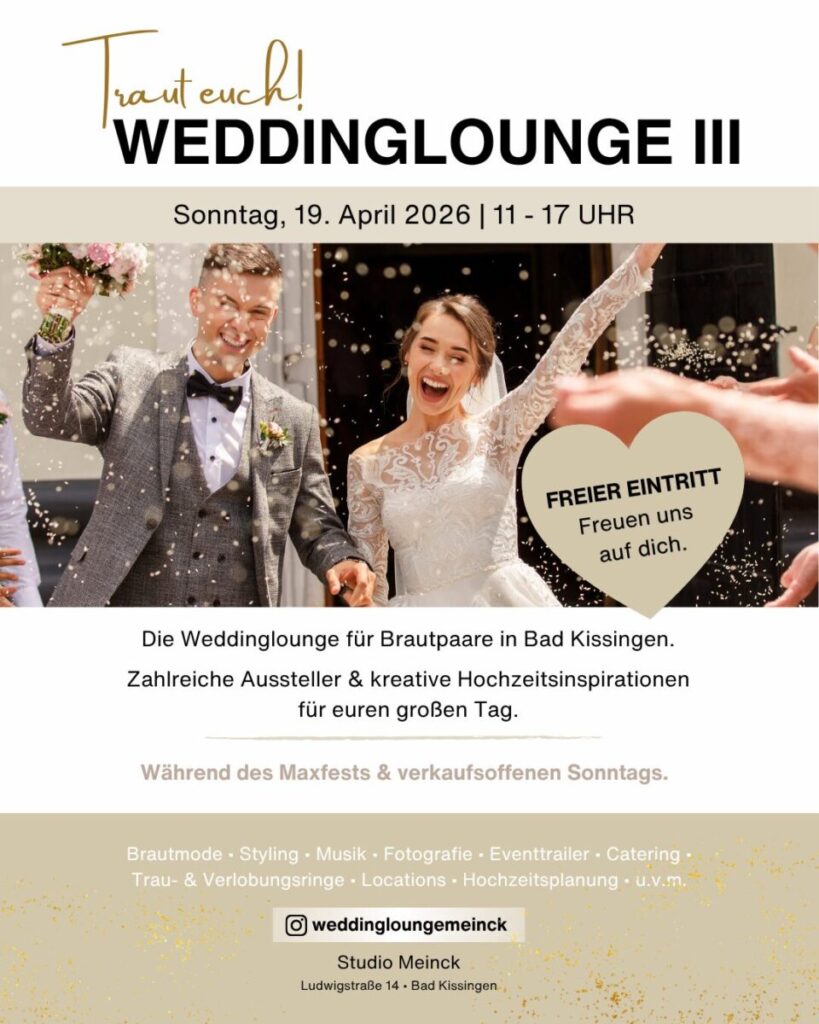 Wedding Lounge – die dritte Edition