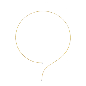 Flexibler Halsschmuck Flex Gold, 750 Geldgold, Diamant von Schmuck Atelier Meinck