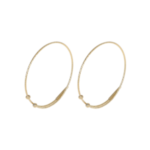 Creolen Flex Gold, 750 Geldgold von Schmuck Atelier Meinck