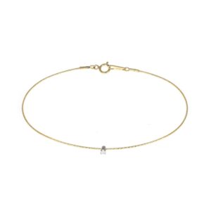 Flexibler Armreif Flex Gold, 750 Geldgold, Diamant von Schmuck Atelier Meinck