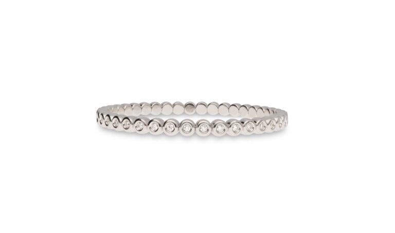 Extensible Armband Weißgold