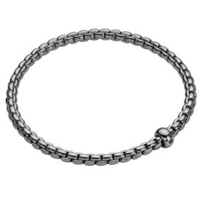 FOPE Armband EKA, Weißgold mit schwarzem Brillant von Schmuck Atelier Meinck